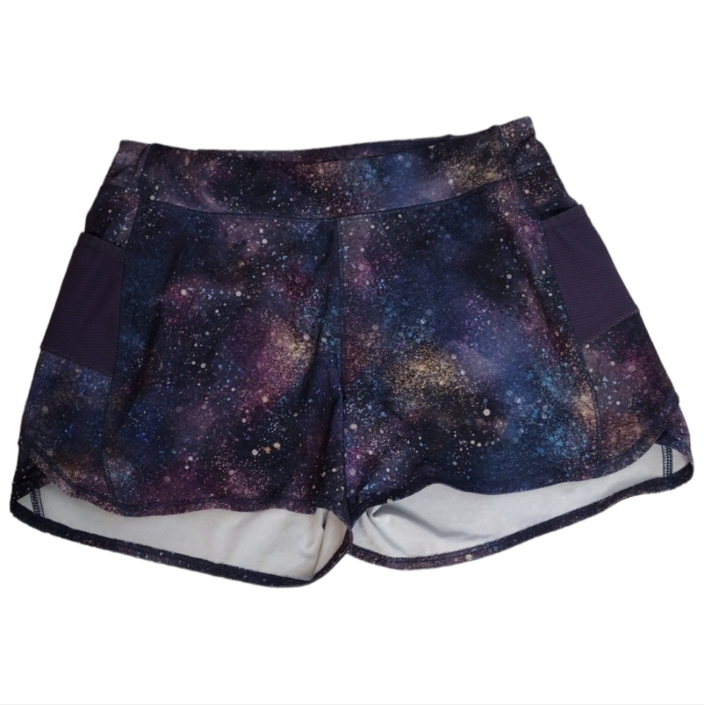 Athleta Girl Record Breaker 3" Galaxy Print Shorts